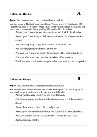 Role Play | PDF