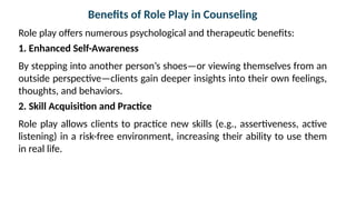 Role playing as the method of teaching technique. | PPTX