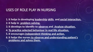 Role Play Method Teaching Methods in nursing education | PPTX