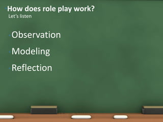 Role play presentation | POTX