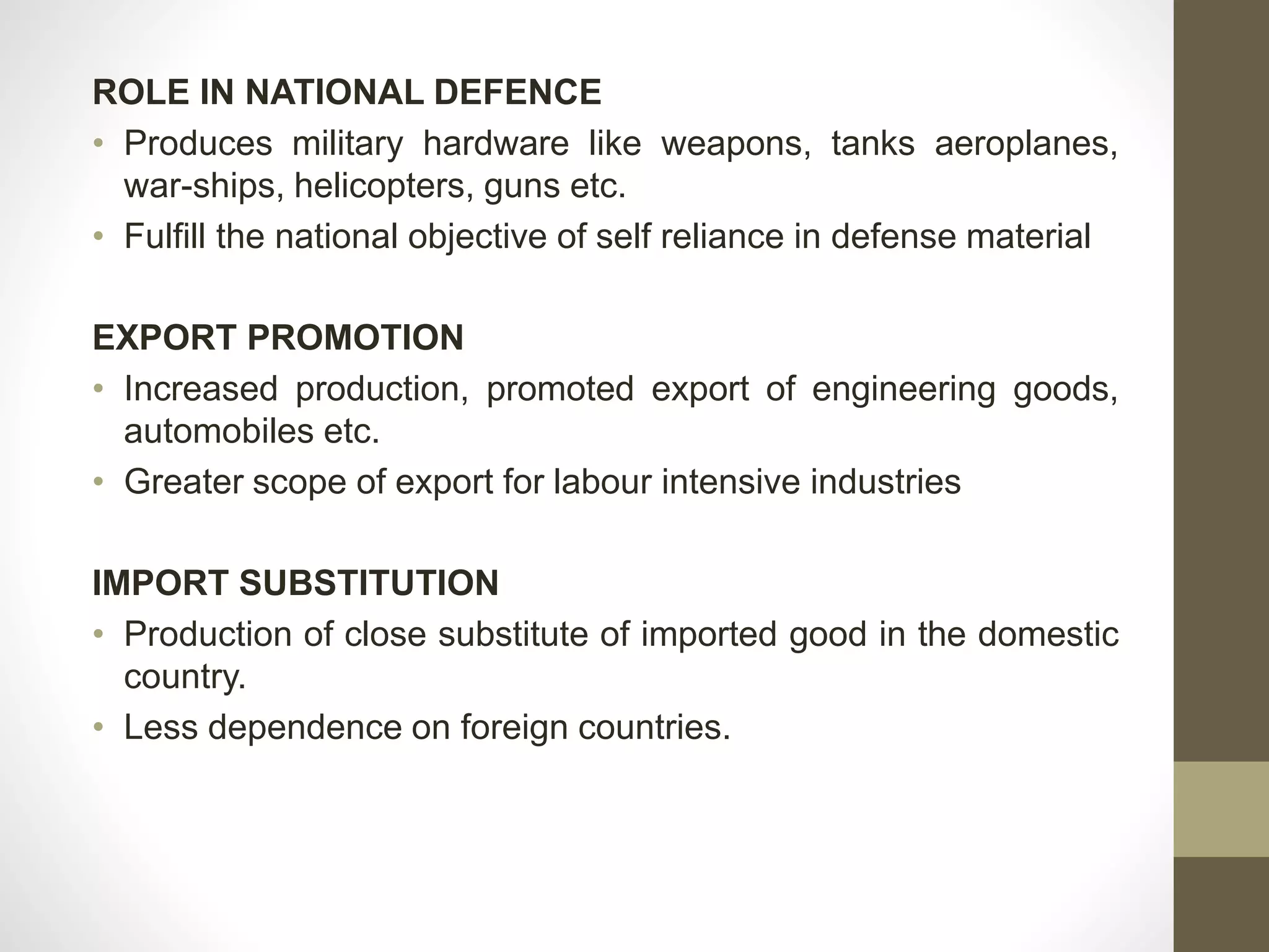 Role & Problem of industrial development in india | PPTX