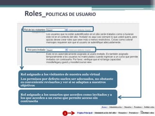  Los invitados no tendrán permiso para enviar contenidos, aunque de forma explicita se les otorgueRoles_RESOLUCIÓN DE CONFLICTOS