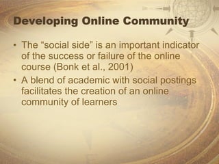 Roles and Responsibilities of the Online Instructor | PPT