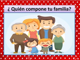 ¿ Quién compone tu familia?
 