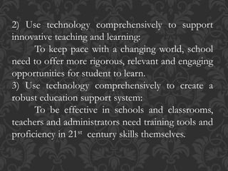 ROLES AND FUNCTIONS OF TECHNOLOGY IN THE 21ST CENTURY EDUCATION | PPTX