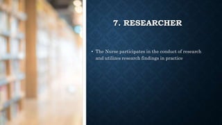 ROLES AND FUNCTIONS OF THE PUBLIC HEALTH NURSE | PPTX