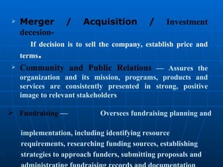 Roles And Responsibilities Of Ceo