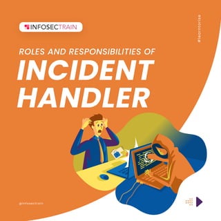 @infosectrain
INCIDENT
HANDLER
ROLES AND RESPONSIBILITIES OF
#
l
e
a
r
n
t
o
r
i
s
e
 