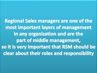Roles And Responsibilities Of Regional Sales Managers (1)