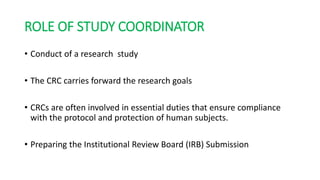 ROLES AND RESPONSIBLITIES OF CLINICAL TRIAL PERSONNEL-INVESTIGATOR.pptx