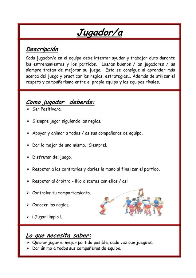 Roles balon prisionero vk