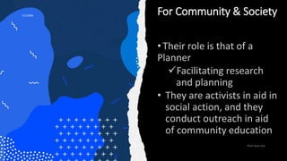 For Community & Society
7/1/20XX
 