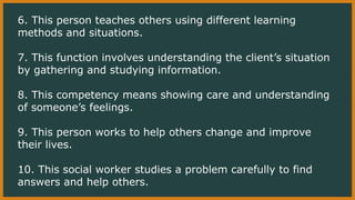 Roles, Functions, and Competencies of Social Workers .pptx