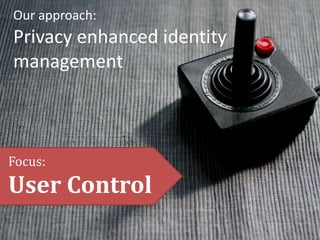 Privacy-Enhancement,[object Object],Protection in collaborativeenvironments,[object Object],The surrounding of each person is uniformly untrusted!,[object Object],(Chaum 1995),[object Object],Privacy-Enhanced Collaborative Environment,[object Object],Rolemanagement,[object Object],18.03.2010,[object Object],11 | 33,[object Object],Anja Lorenz: "Roles in PECEs" at IADIS e-Society 2010, Porto,[object Object]