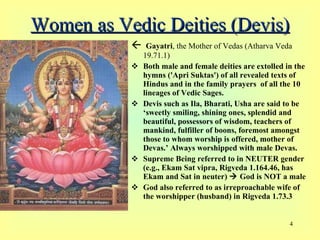 Roles Of Hindu Women
