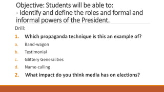 Roles Of The President