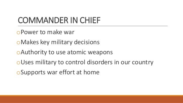 roles of the president presidential roles