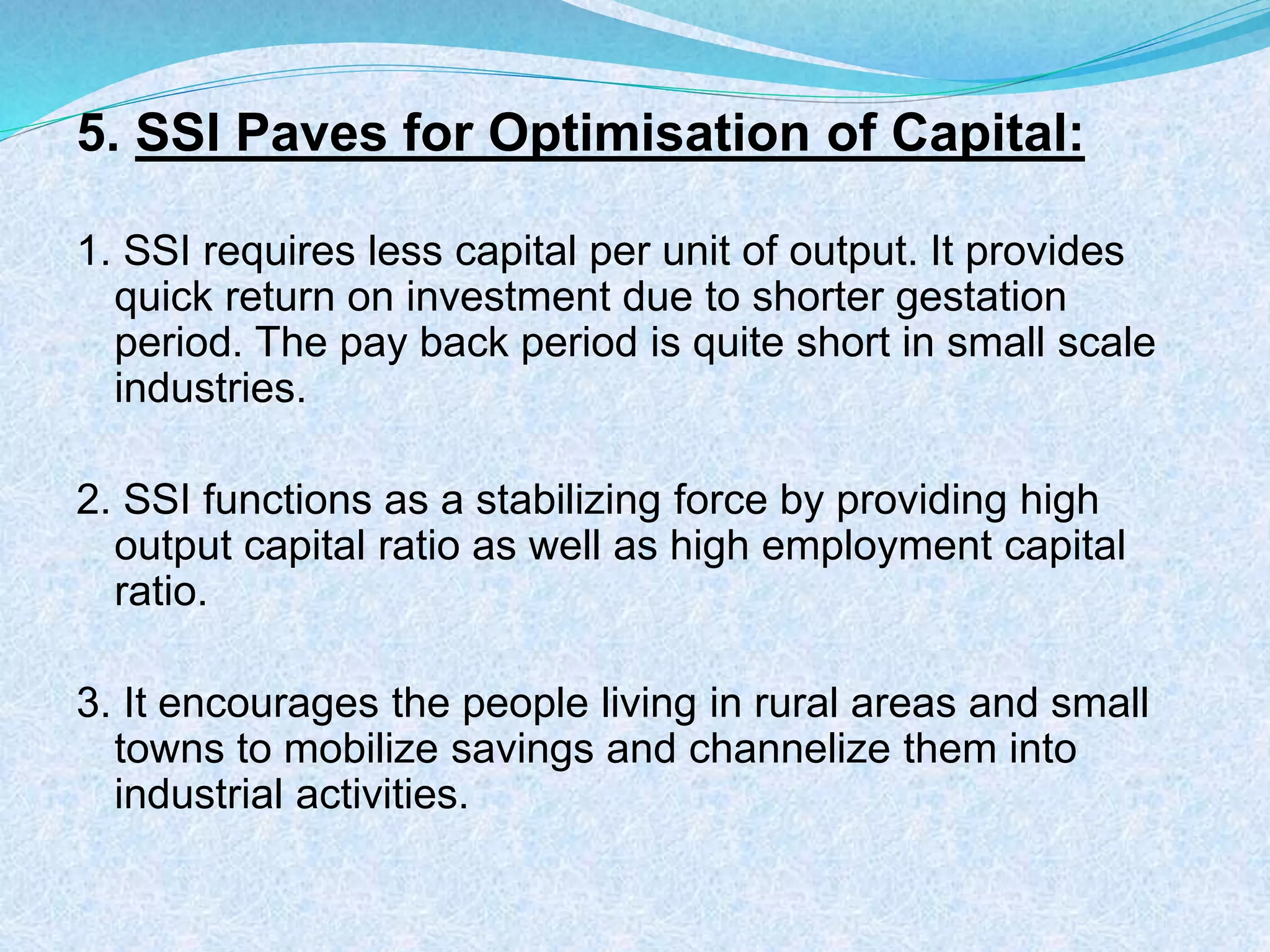 Roles of small scale industries in india | PPTX