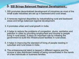 Roles of small scale industries in india | PPTX