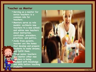 Roles of Teachers in the Society "Transmitter of Knowledge".pptx