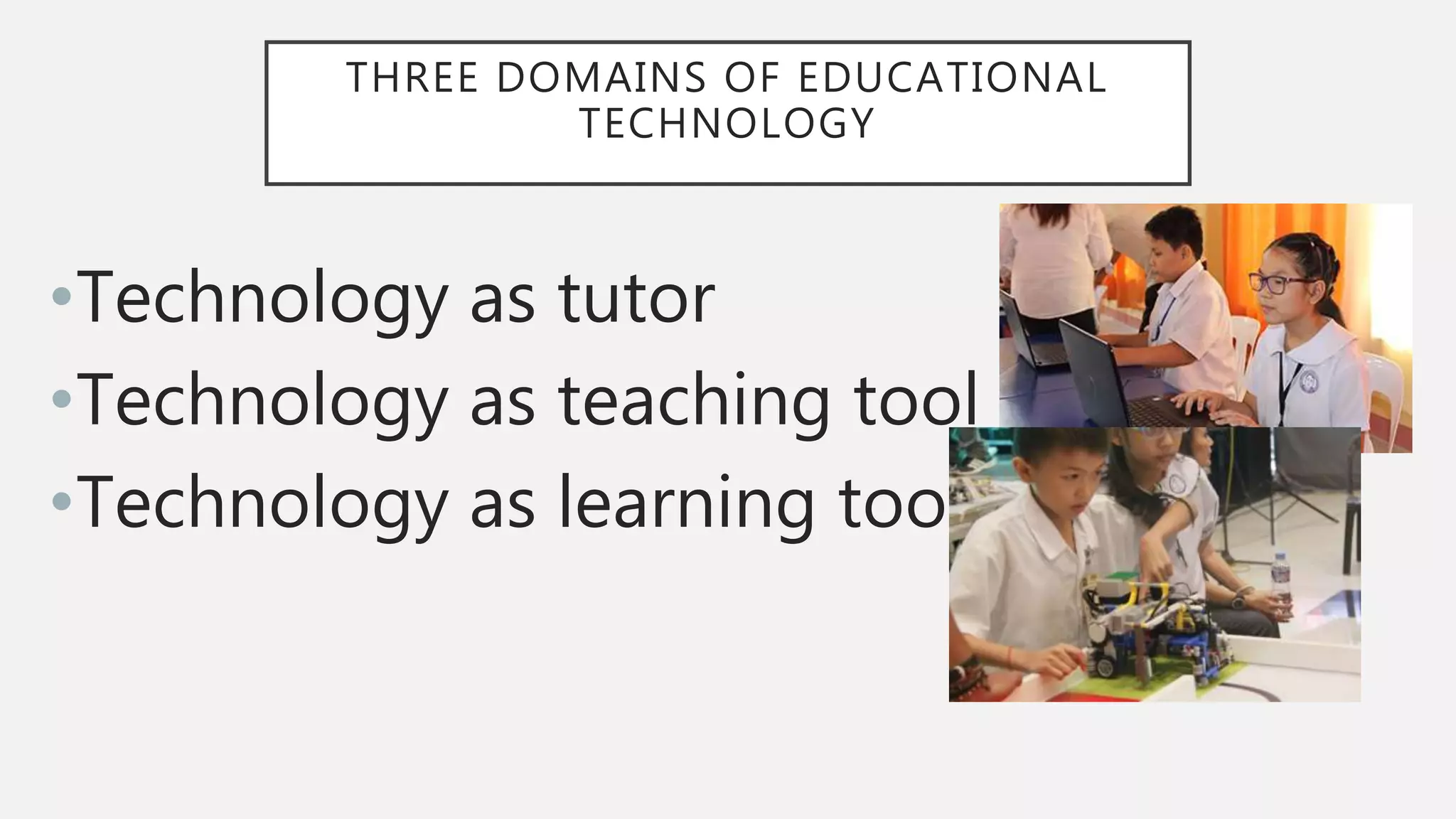 Roles of technology for teaching and learning | PPTX