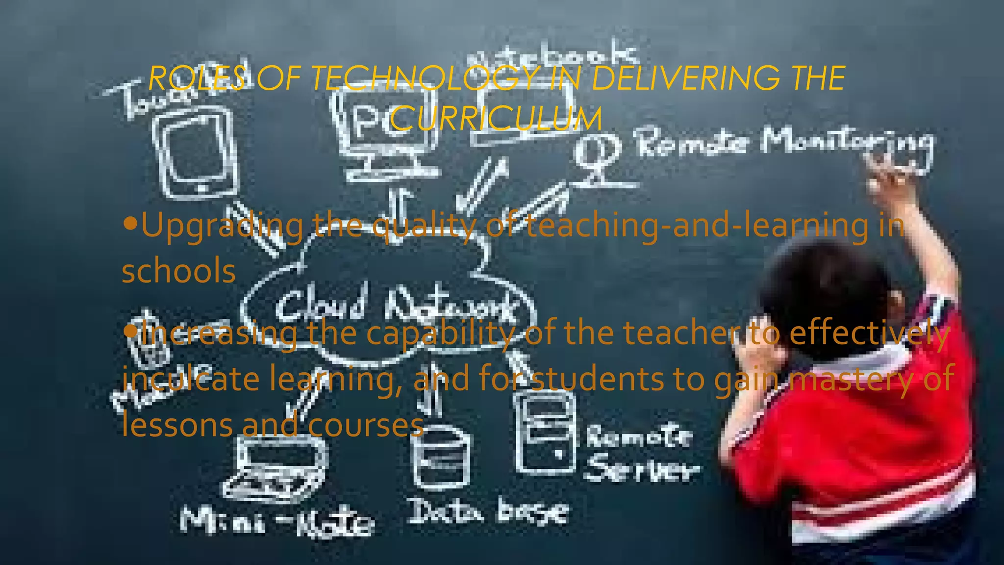 Roles of Technology in Delivering Curriculum | PPS