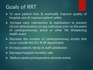 Roles of the medical and nursing staff during emergency codes | PPTX