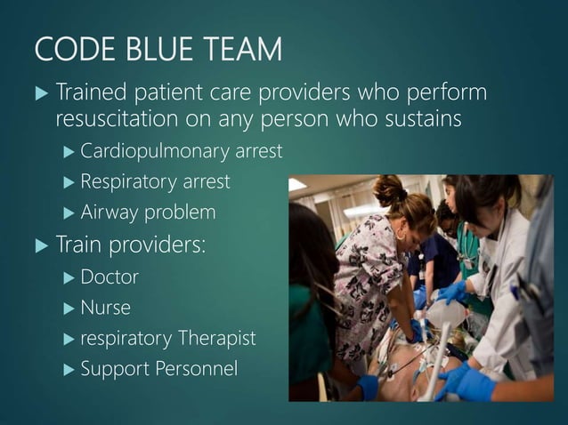Roles of the medical and nursing staff during emergency codes | PPTX ...
