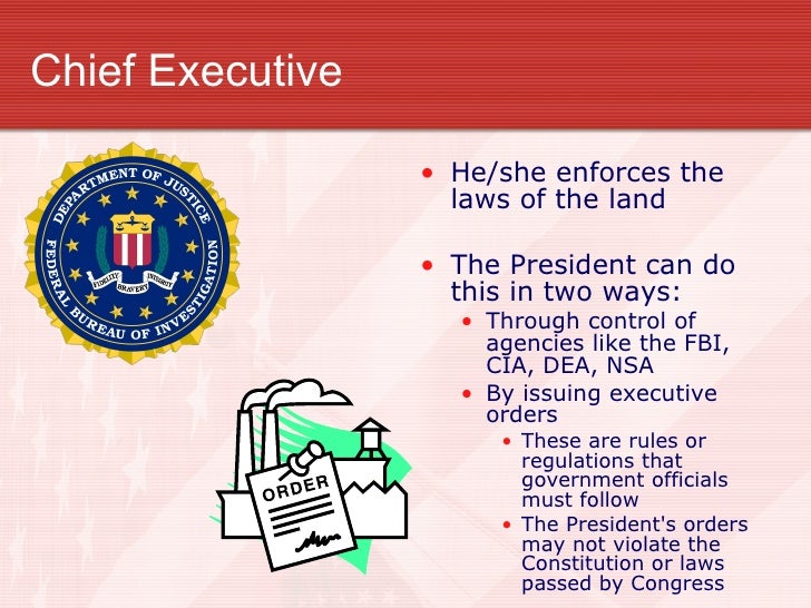 Roles Of The President Roles Of The President
