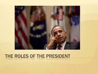 THE ROLES OF THE PRESIDENT
 
