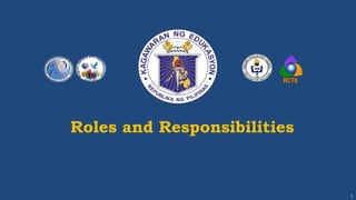 Roles and Responsibilities
1
 