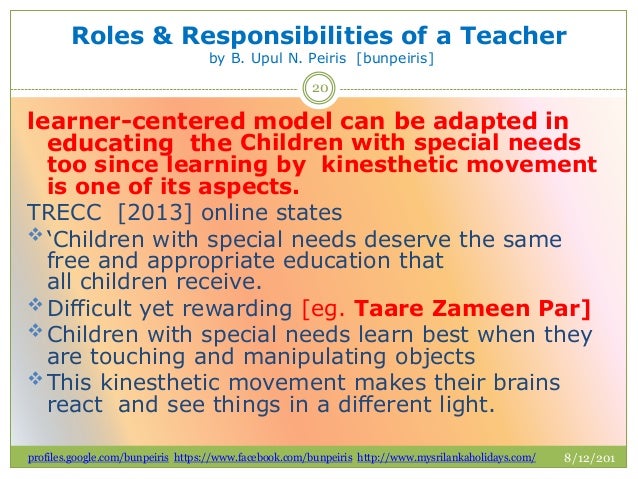 Legal Roles And Responsibilities Of Teachers