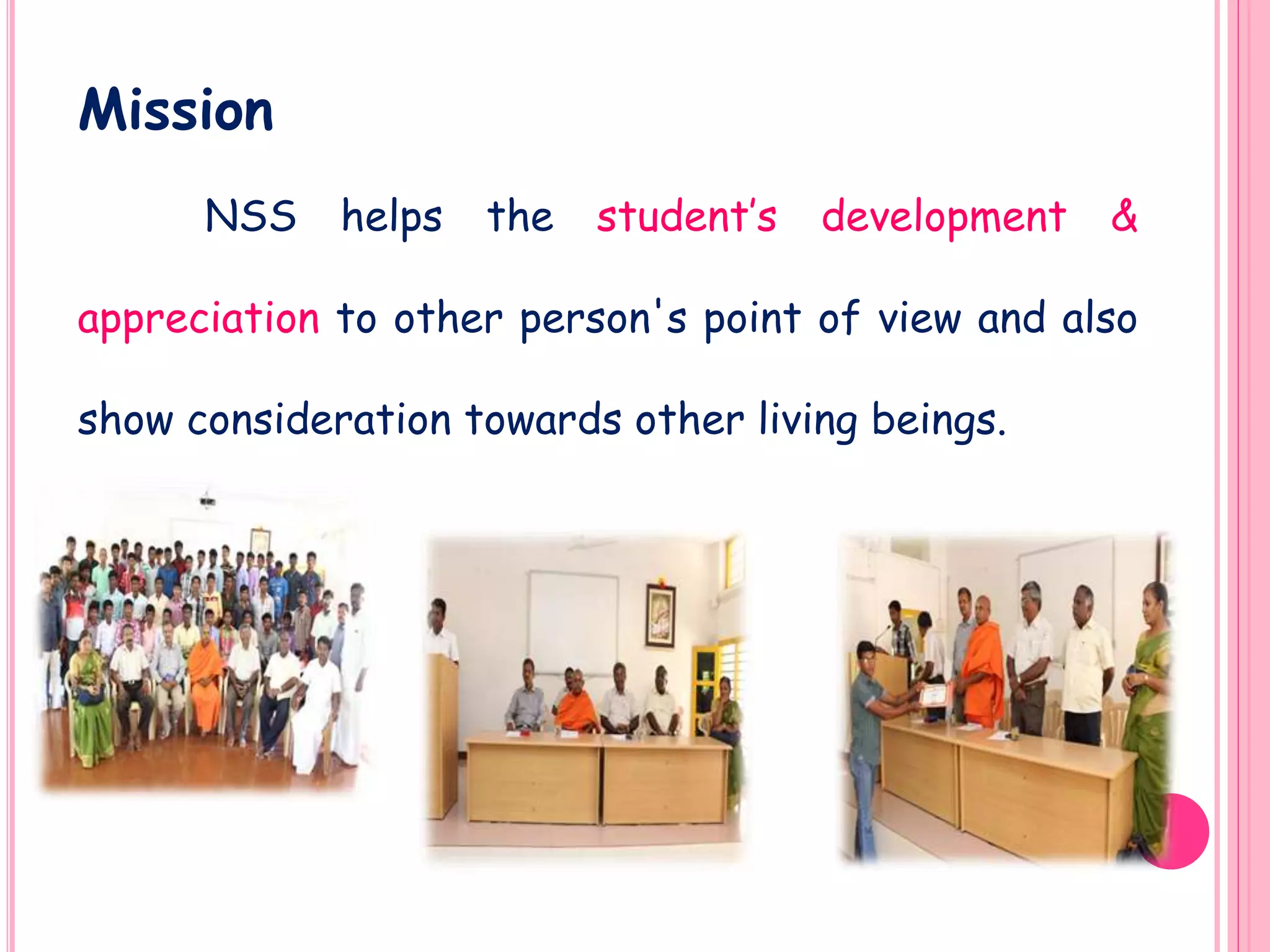 Roles and Responsibilities of NSS Volunteers | PPTX
