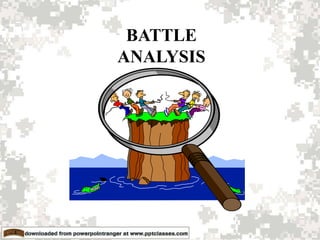 Basic Battle Analysis The Role and Use of Military History | PPTX