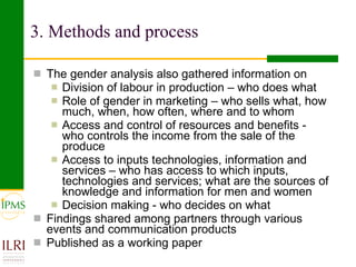 The role of gender in crop value chains in Ethiopia