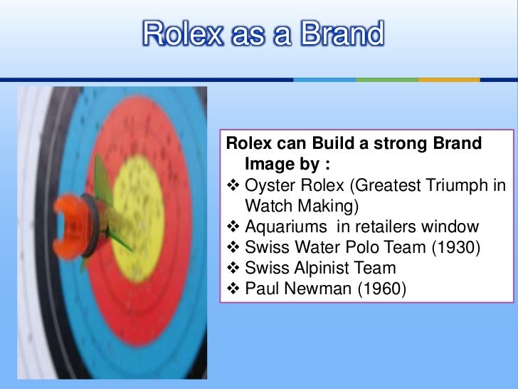 rolex marketing case study