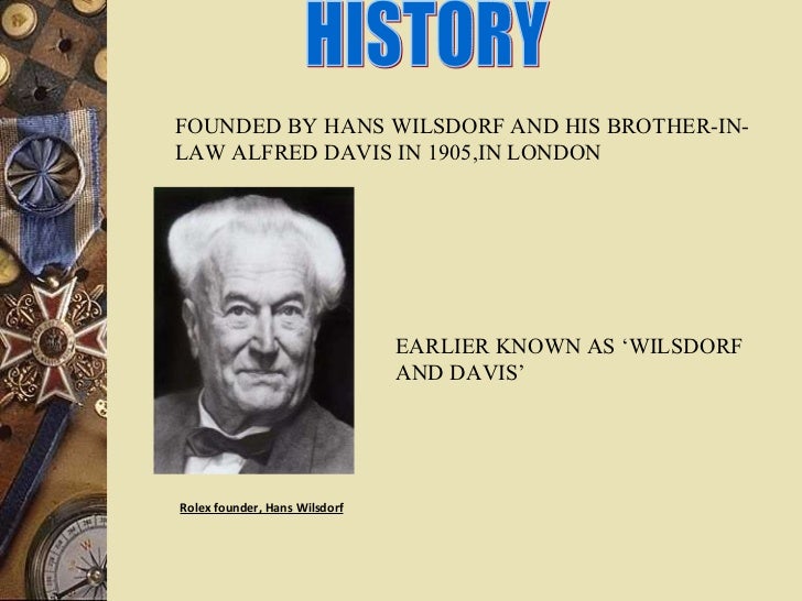 rolex alfred davis