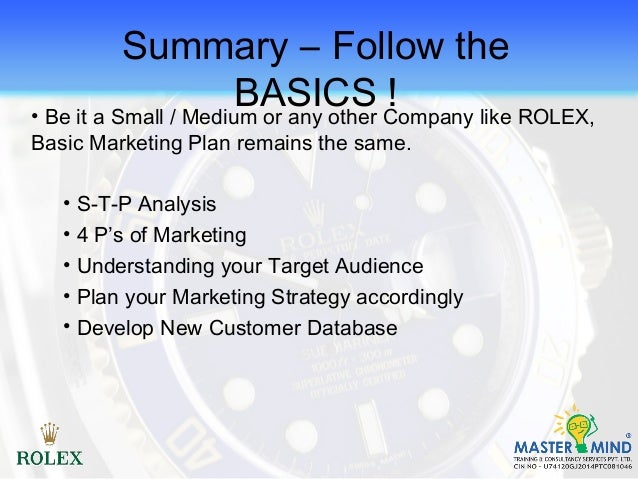 marketing plan rolex Marketing and sales teams need to work together to increase sales and boost profitability, so they'll collaborate on several roles local marketing plan. marketing plan rolex Marketing and sales teams need to work together to increase sales and boost profitability, so they'll collaborate on several roles local marketing plan.