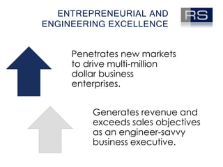 Entrepreneurial and engineering excellence 