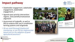 Scaling up soil carbon enhancement contributing to mitigate climate change