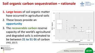Scaling up soil carbon enhancement contributing to mitigate climate change