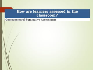 Roll- Out on Assessment