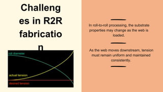 Roll-to-Roll fabrication | PPTX | Web Design and HTML | Internet