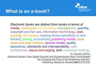 Roll your-own e-books ... what's not to love? Slide 2