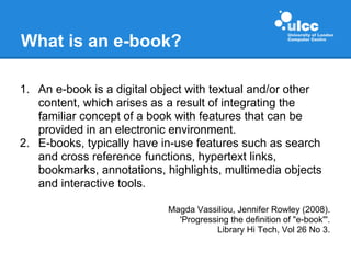 Roll your-own e-books ... what's not to love? Slide 3