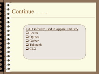 Use of computer in apparel industry (GUB) | PPT