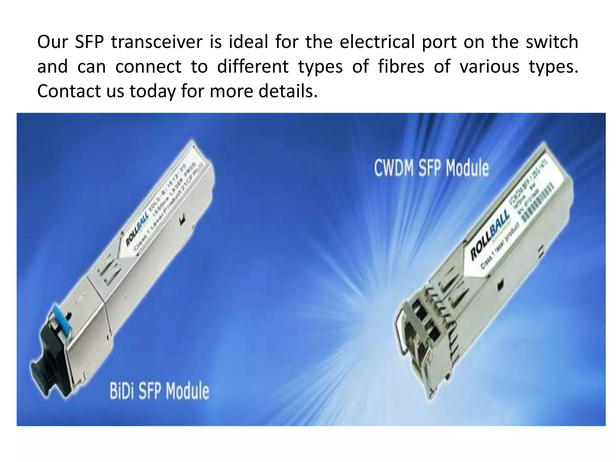 SFP Optical Transceiver PPT