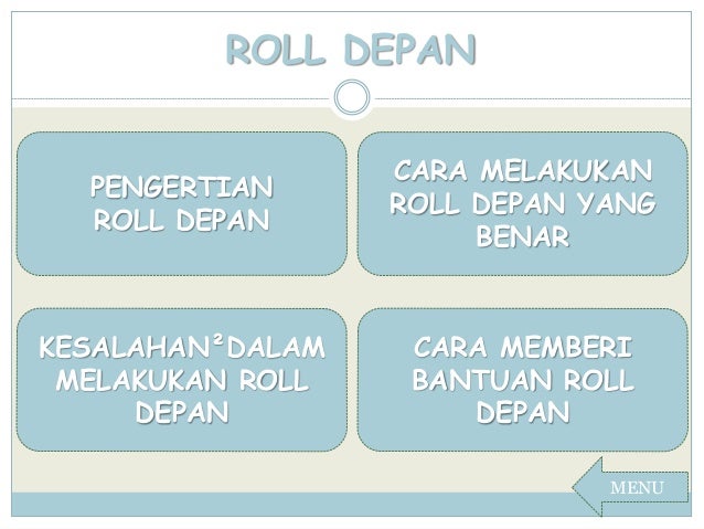  ROLL  DEPAN DAN ROLL  BELAKANG