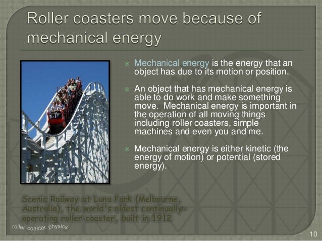 roller coaster power point how do roller coasters work