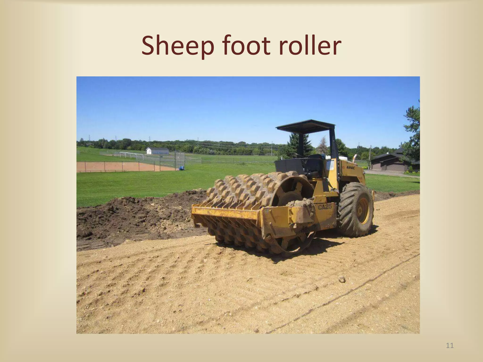 Sheep foot roller
11
 